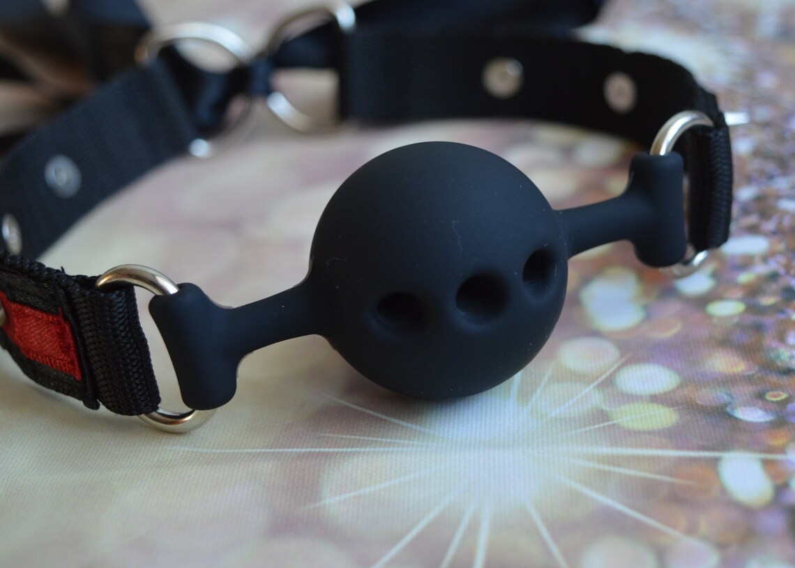 Mto BDSM Accessories Ball Gag From Silicone W/ Spikes Etsy Denmark