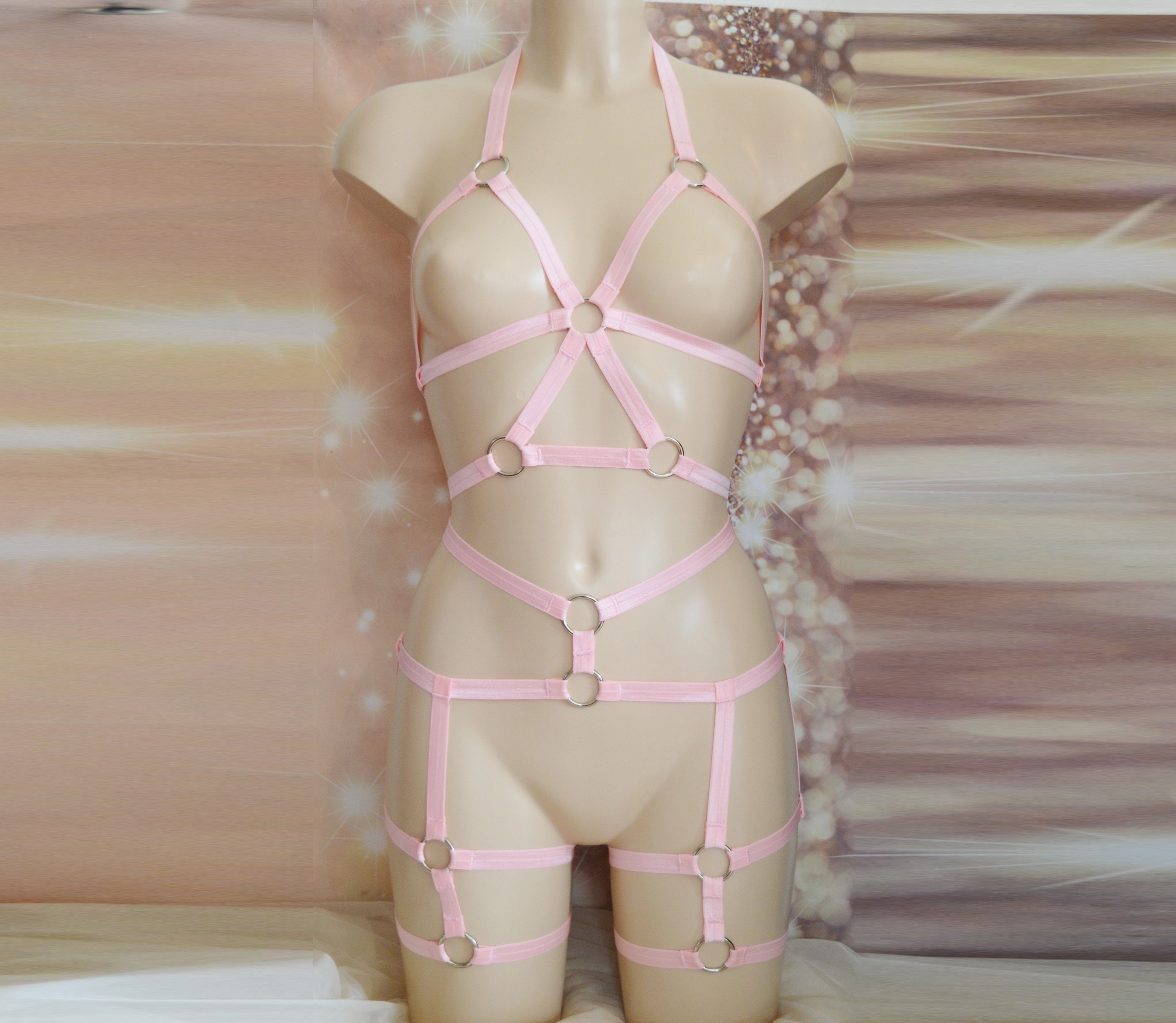 Made to Order Full Body Harness Saliela Sweetilda Pink pic