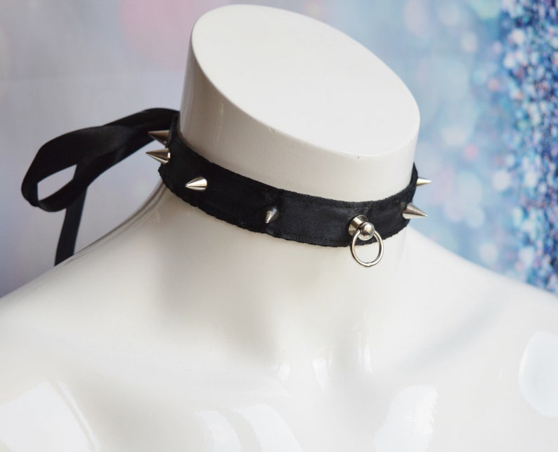 Made to Order Gothic Spiked Choker Simply Spiked Kitten - Etsy UK