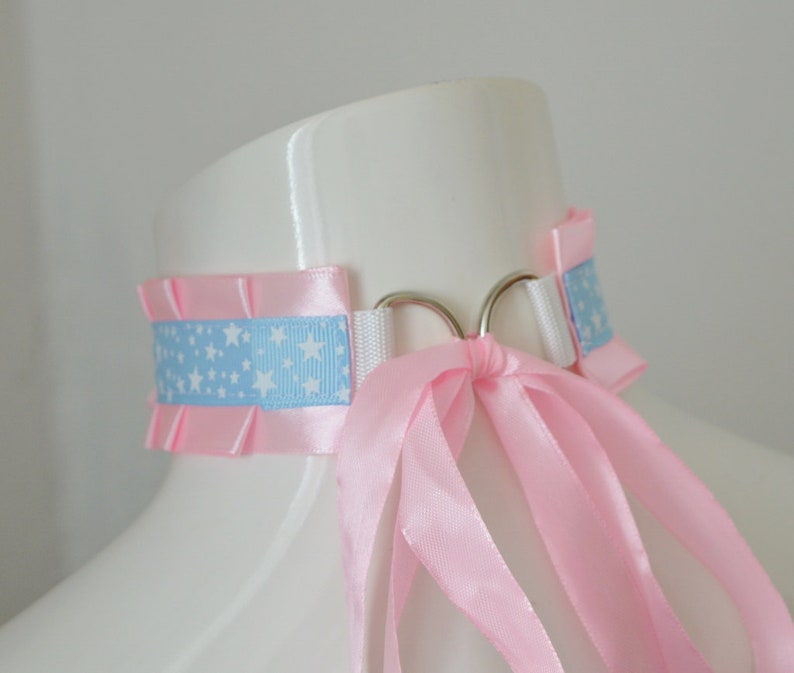 sissy daddy kink abdl Starry little Made to Order choker mdlg ddlb little princess cgl pet play kittenplay petplay DDLG collar