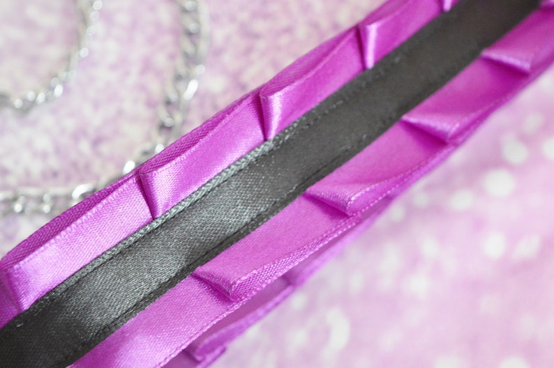 bdsm proof leash nekollars ddlg daddy kink princess kitten play gear by Nekollars Kittenplay leash Made to Order usable for dogs too
