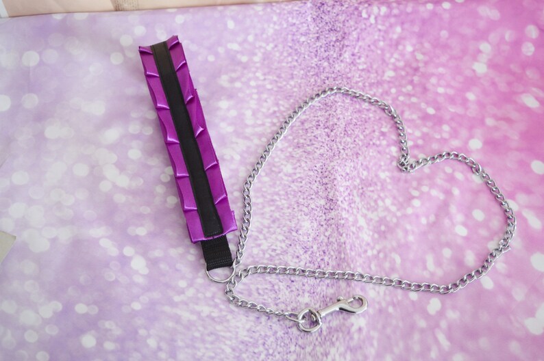 bdsm proof leash nekollars ddlg daddy kink princess kitten play gear by Nekollars Kittenplay leash Made to Order usable for dogs too