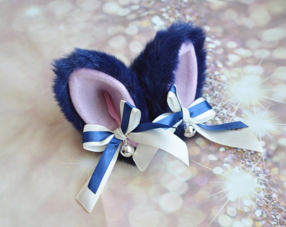 Made to Order Neko Lolita Kawaii Harajuku Clip on Ears Cute | Etsy