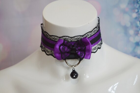 Purple choker shop