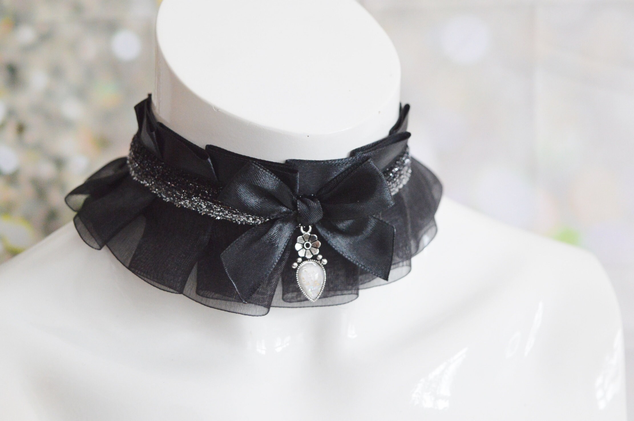 Made to Order Gothic Collar Gothic Countess Black and - Etsy
