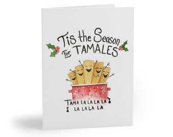 Tis the Season for Tamales Greeting cards (8, 16, and 24 pcs)