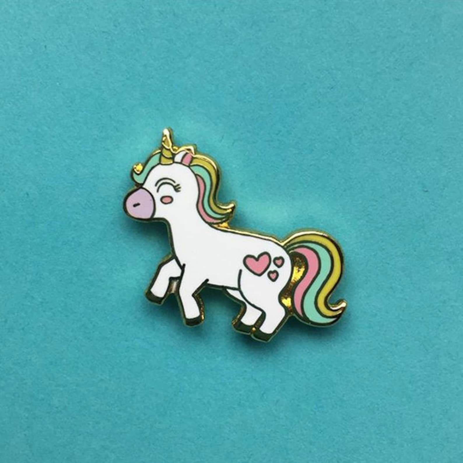Unicorn Enamel Pin Enamel Pin Unicorn Unicorn Pin Pin Etsy