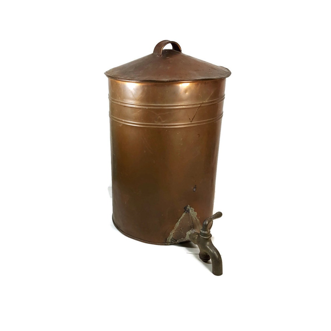 Copper Vessel with Spigot Vintage Water Dispenser Copper Etsy
