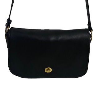 Vintage Coach Bag Vintage Black Leather Bonnie Cashin Coach Crossbody Vintage Coach Purse Vintage Coach Handbag Black Leather Designer Bag