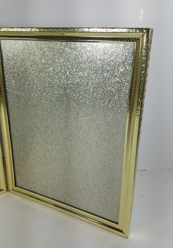 Visual Arts Double 8x10 Photo Frame 1970s Vintage Gold Metal Frame ...