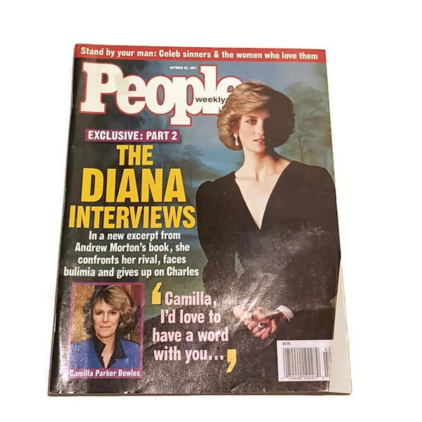 Princess Diana People Magazine Oct 1997, Diana Interviews , Collectible Vintage Magazine, Royal Family Collectors