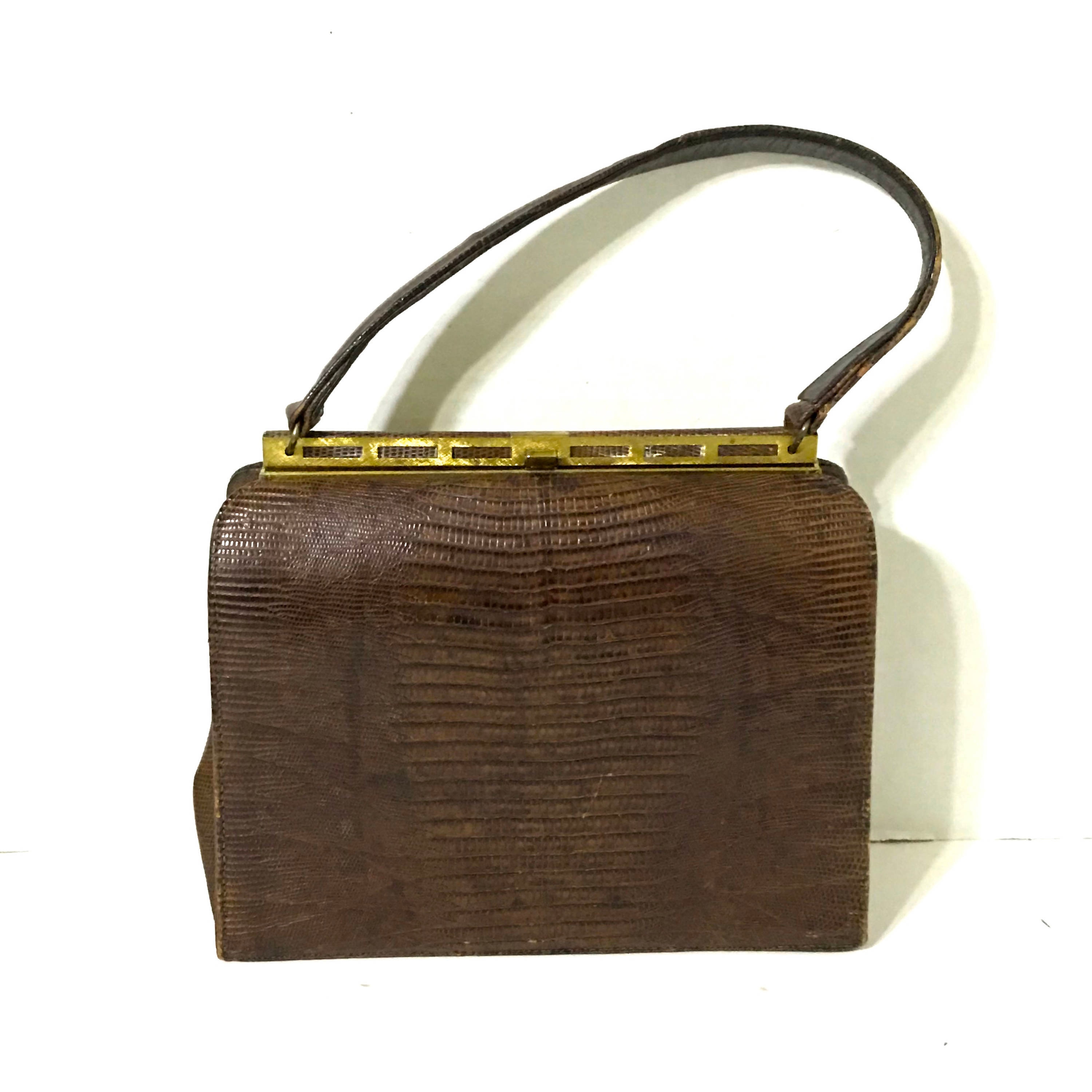 Vintage Bellestone Purse Vintage Snakeskin Handbag Reptile Skin