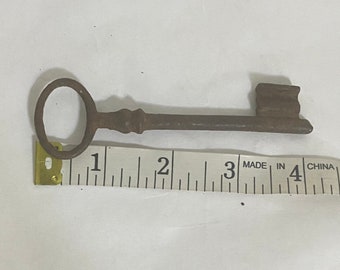 Large Authentic Skeleton Key Antique Skeleton Key Vintage Skeleton Key 4.25" Old Skeleton Key Real Skeleton Key