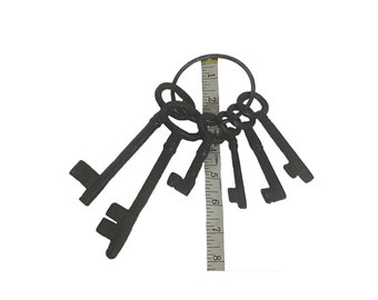 Antique Jail Keys Antique Skeleton Keys Castle Keys Large Skeleton Keys Skeleton Key Photo Prop