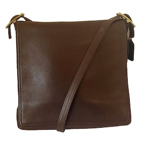 Vintage Coach Bag Brown Coach Monterrey Flap Coach Handbag Crossbody Coach Purse Vintage Messenger Bag Vintage Designer Bag Designer Handbag