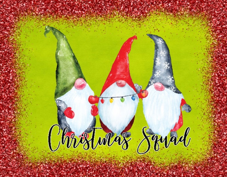 Christmas Gnome Metal Signs