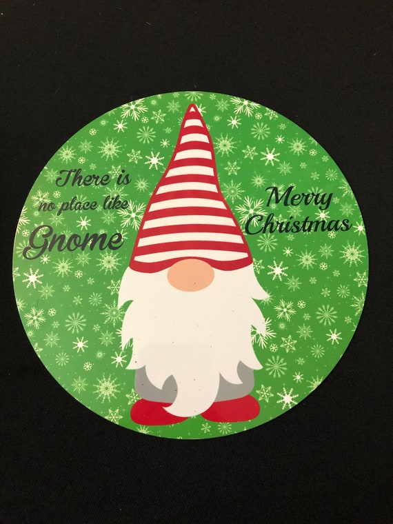 Gnome Merry Christmas Sign Gnome Christmas Sign Gnome Sign Etsy