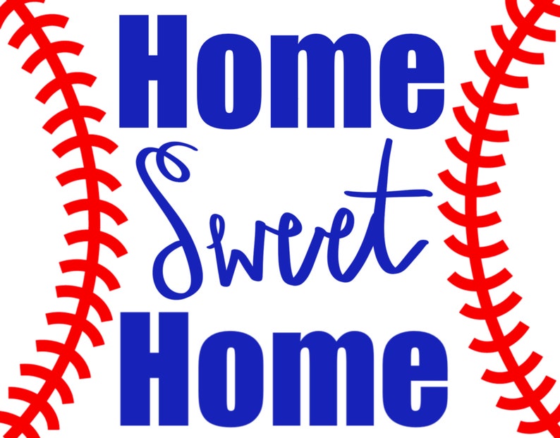 Home Sweet Home Baseball Sign Sign by Hard Working Mom Metal Wreath Sign