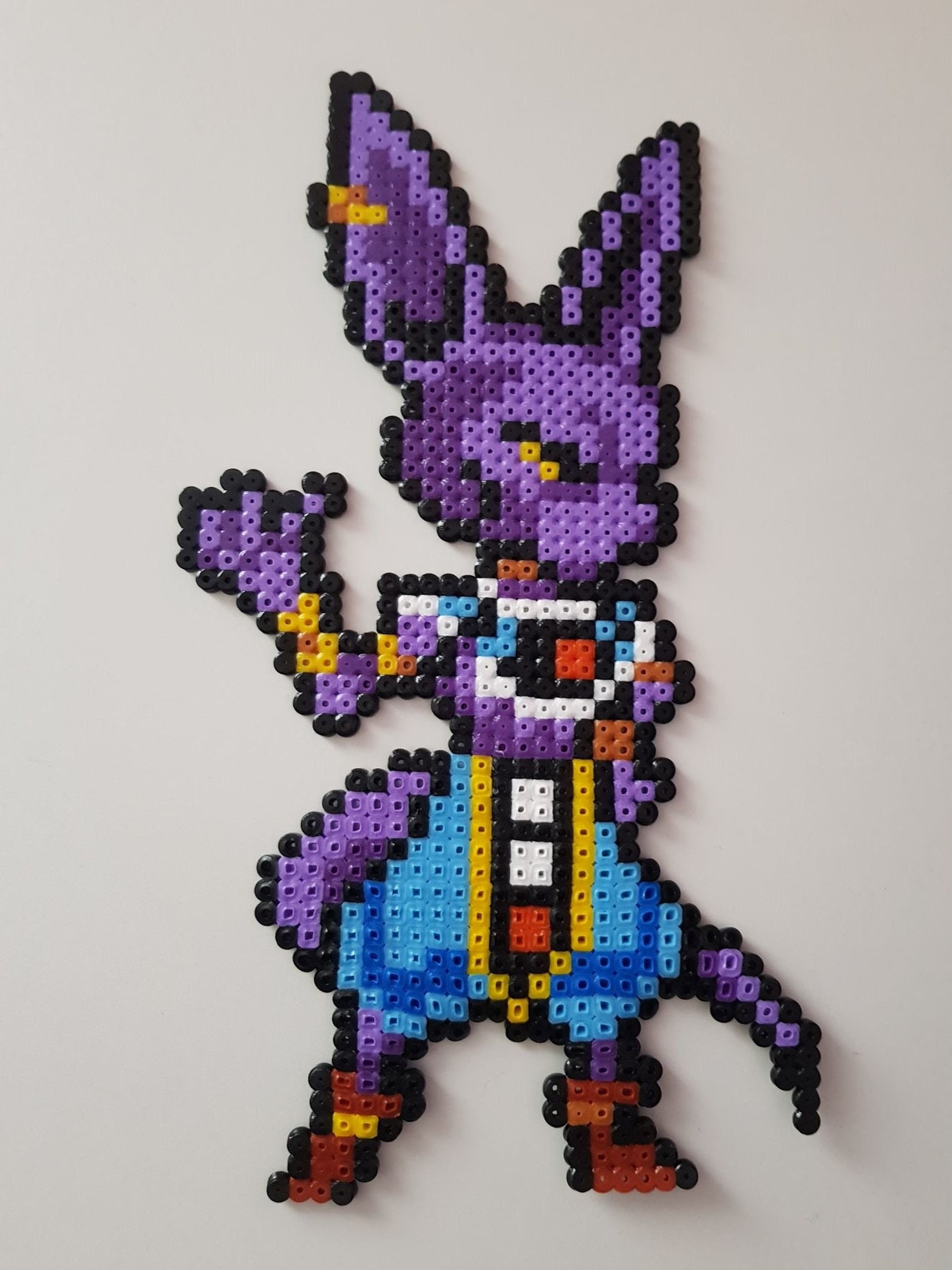 Dragon Ball Beerus Perler Bead Art Etsy