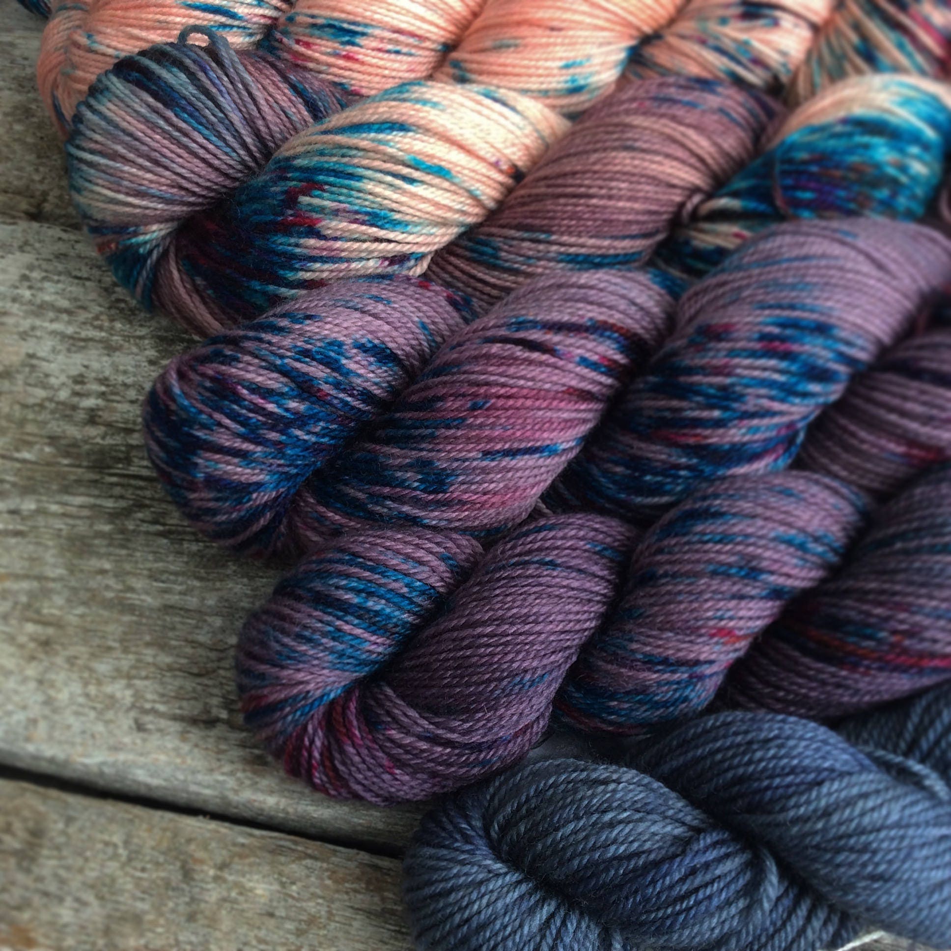 Yarn Kit for Find Your Fade Shawl/7 Fading Colors Hand Dyed Etsy Canada