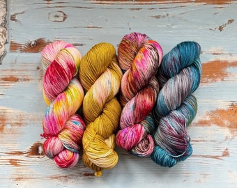 Quartet pure Merino Yarn Fingering extra fine ( four skeins)