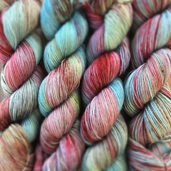 Lady Stardust Handdyed Merino Yarn Fingering