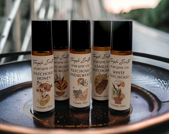 Featured listing image: Patchouli Blend Perfume Roller - Boho Fragrance Roller