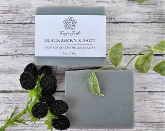 Blackberry & Sage Soap - Natural Organic Soap Bar