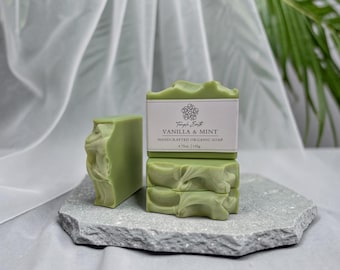 Vanilla & Mint Soap - Handcrafted Organic Soap