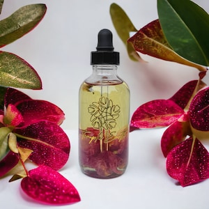Organic Rose Infused Body Oil: Luxury Botanical Blend