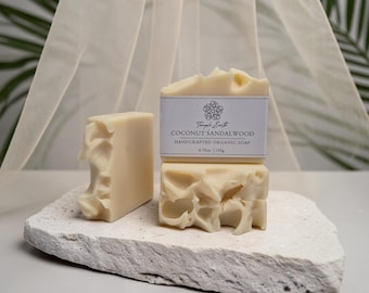 Coconut Sandalwood Soap - Handcrafted Organic Soap