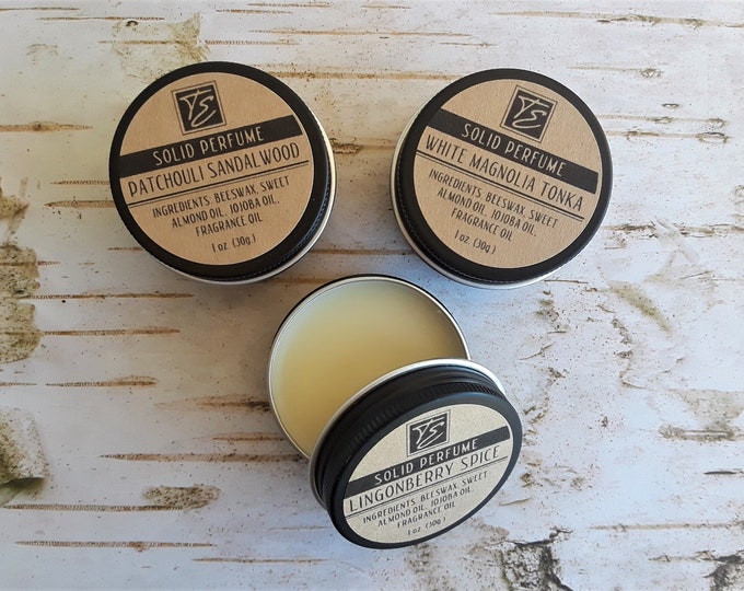 Featured listing image: Solid Perfume/Cologne (1 oz.) - Long-lasting Fragrance for Him and Her