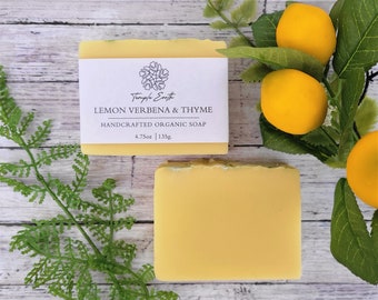 Lemon Verbena & Thyme Soap - Natural Organic Soap Bar
