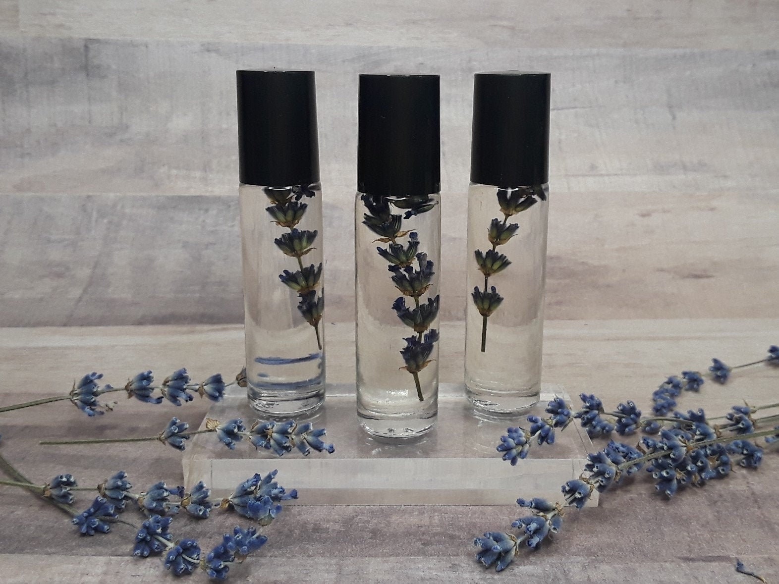 Botanical Lavender Perfume Oil Roller (10 ml) - Aromatherapy Roller ...