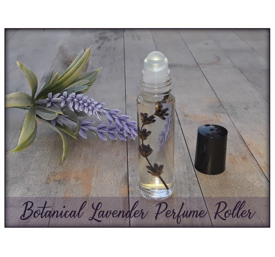 Botanical Lavender Essential Oil Roller 10 ml Aromatherapy Etsy