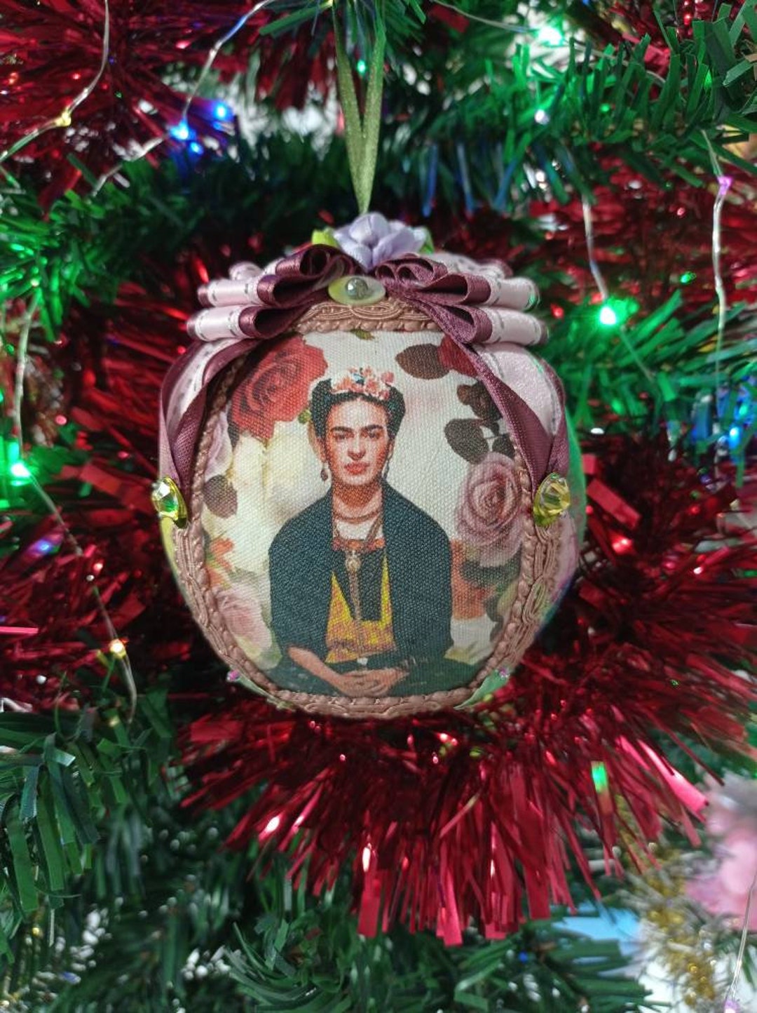 Christmas Ball Dedicated to Frida Kahlo Frida Kahlo Christmas - Etsy