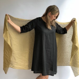 Large Linen Shawl, Linen Scarf Green, Khaki Green Linen Shawl, Womens Shawl, Linen Wraps Shawl, Christmas Gift, Oversized shawl Womens Linen