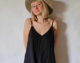Linen Slip Dress 'Angie-Short'