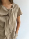Light Linen Top, Elegant Womens Top, Linen blouse product logo