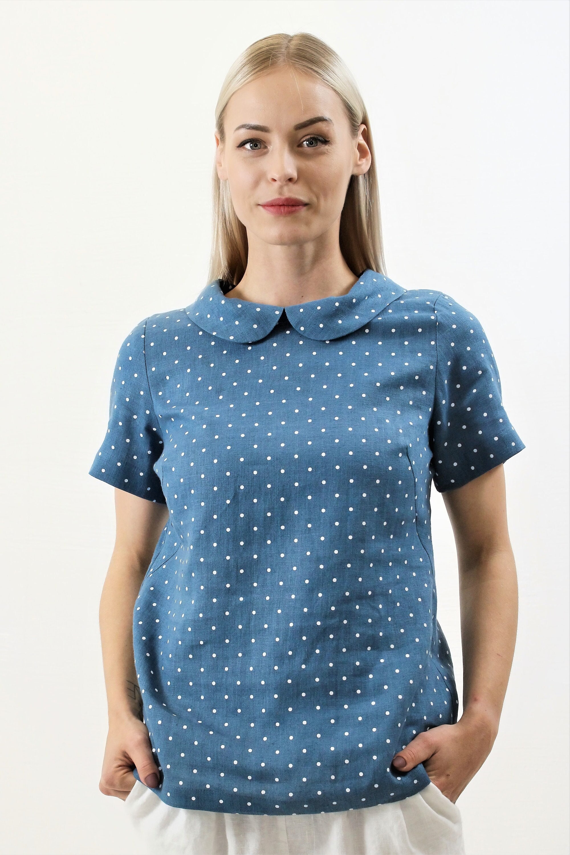 Linen T-Shirt 'Venice', Linen T-Shirt Women - Linenbee
