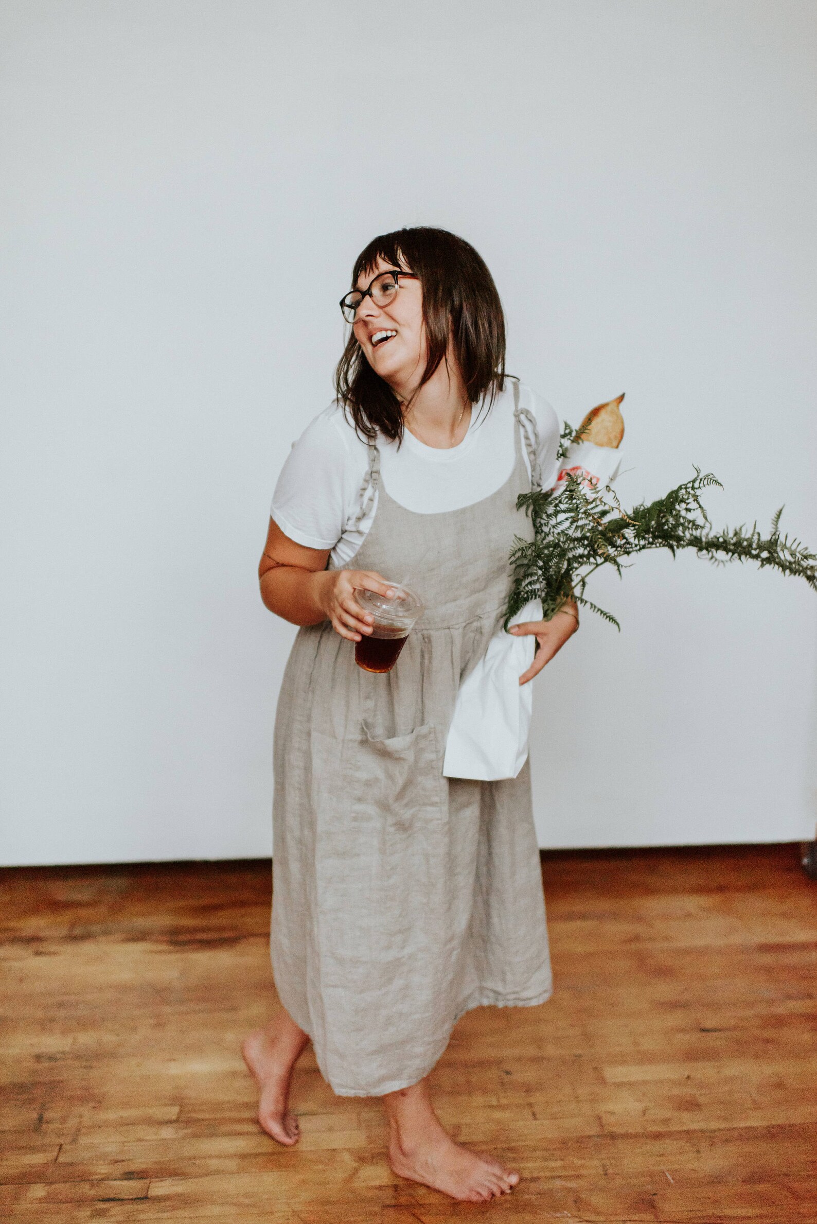 SUNCHASER Dress - turmeric linen main image 0