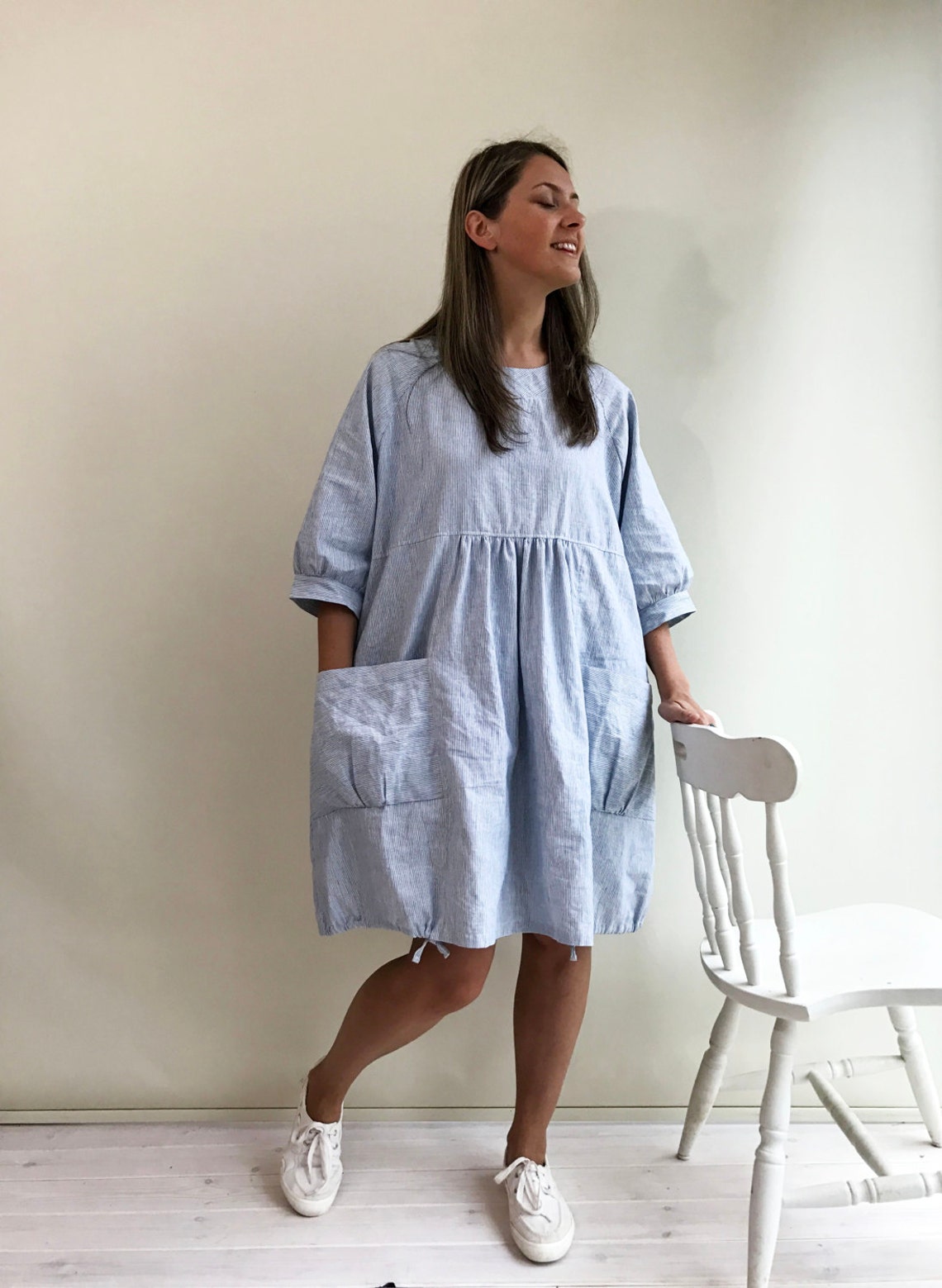 Womens Tunic Plus Size Tunic Dress Linen Tunic Summer Tunic Etsy