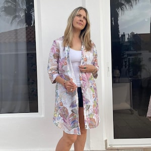 Womens Shirt Dress, Linen Shirt, Button up shirt dress Women, Tunic Shirt, boyfriend shirt, linen jacket, Linen Top plus size