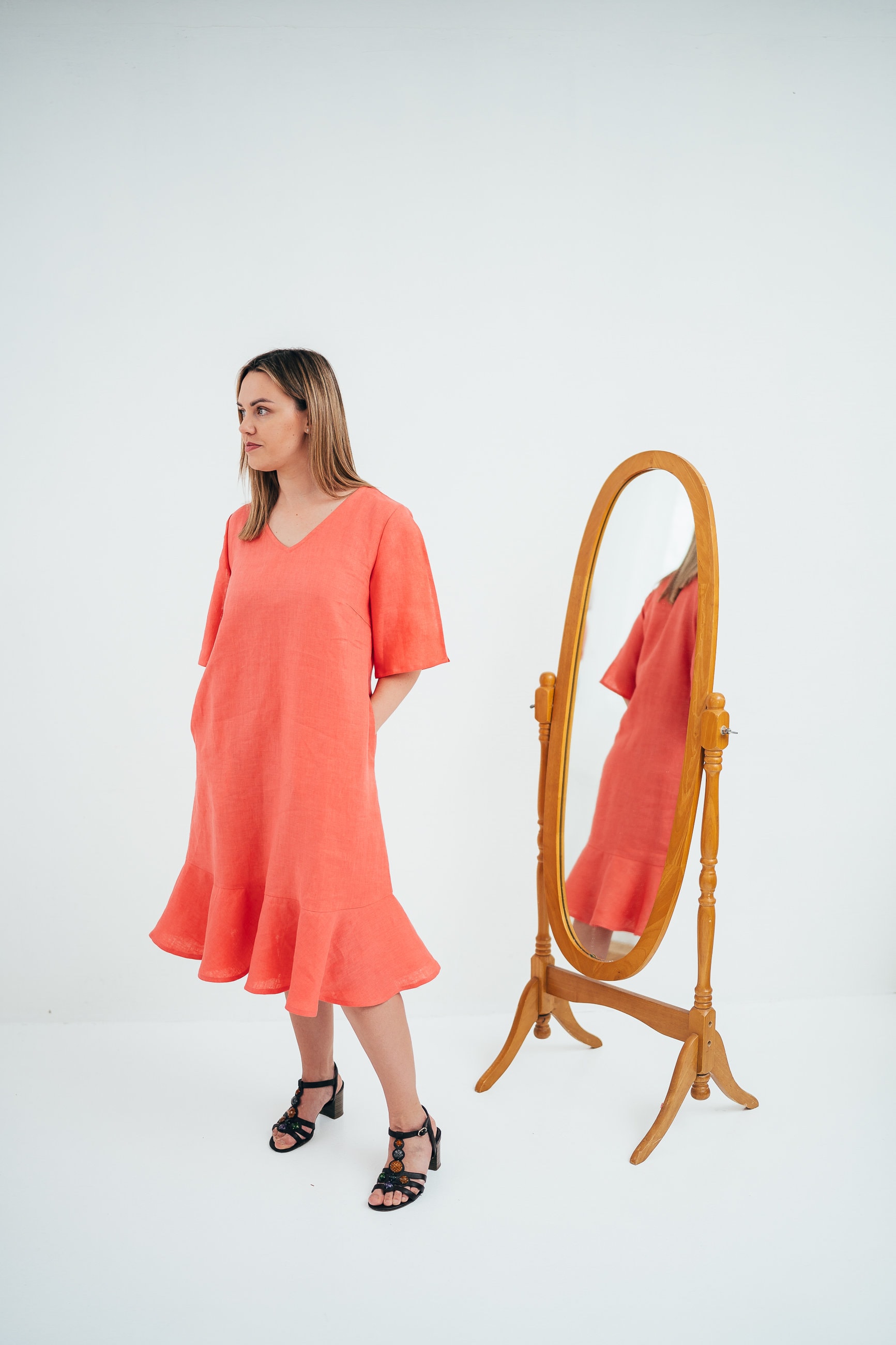 Robe en lin grande taille Etsy France