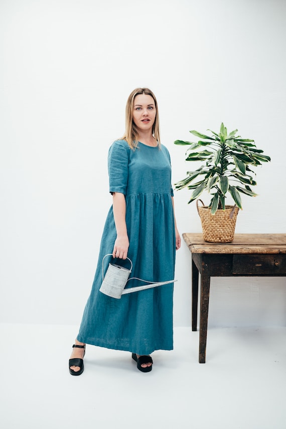 linen maxi dress Tess, Long linen dress, plus size maxi dress with sleeves, plus size dress, maxi linen dress, dress for women, maternity linen maxi dress Tess, Long linen dress, plus size maxi dress with sleeves, plus size dress, maxi linen dress, dress for women, maternity