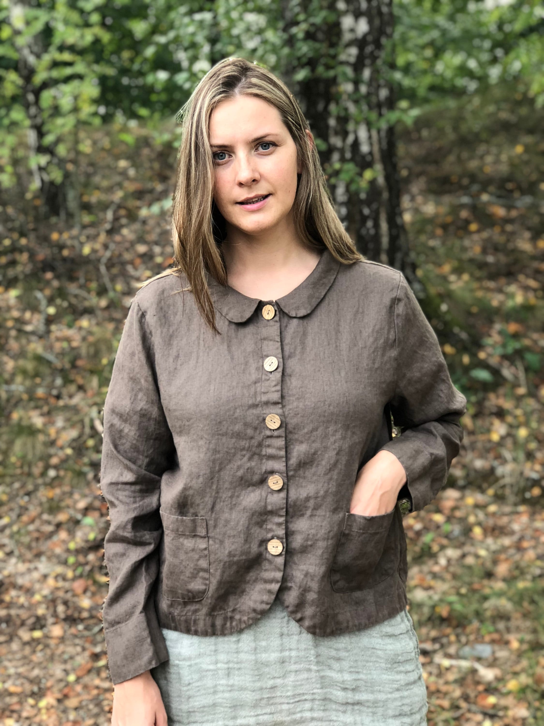 linen jacket womens plus size