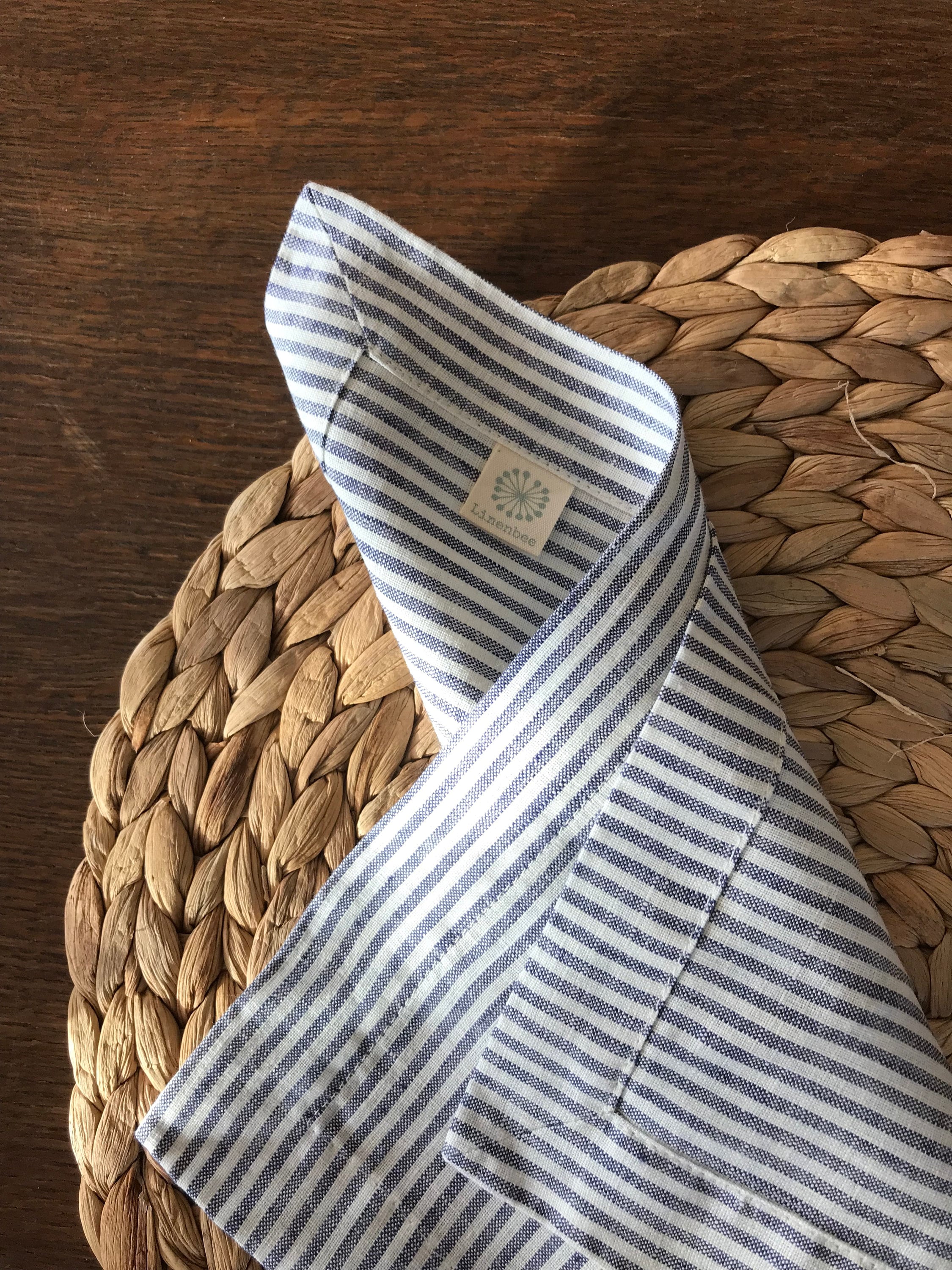 Set of 14 Striped Linen Napkins linen napkins cloth dining Etsy