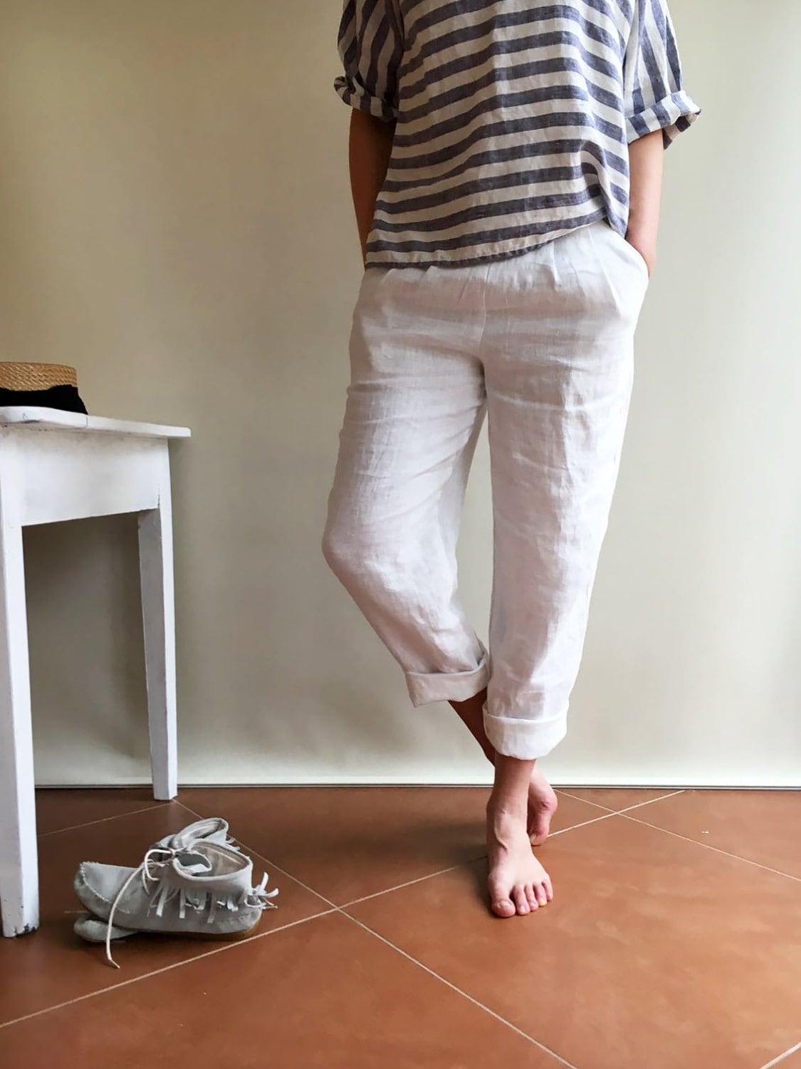 Linen Pants Linen Trousers Womens Pants 