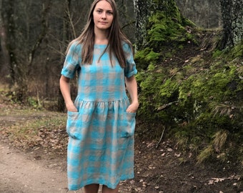 Linen Dress "Jane" with Pockets