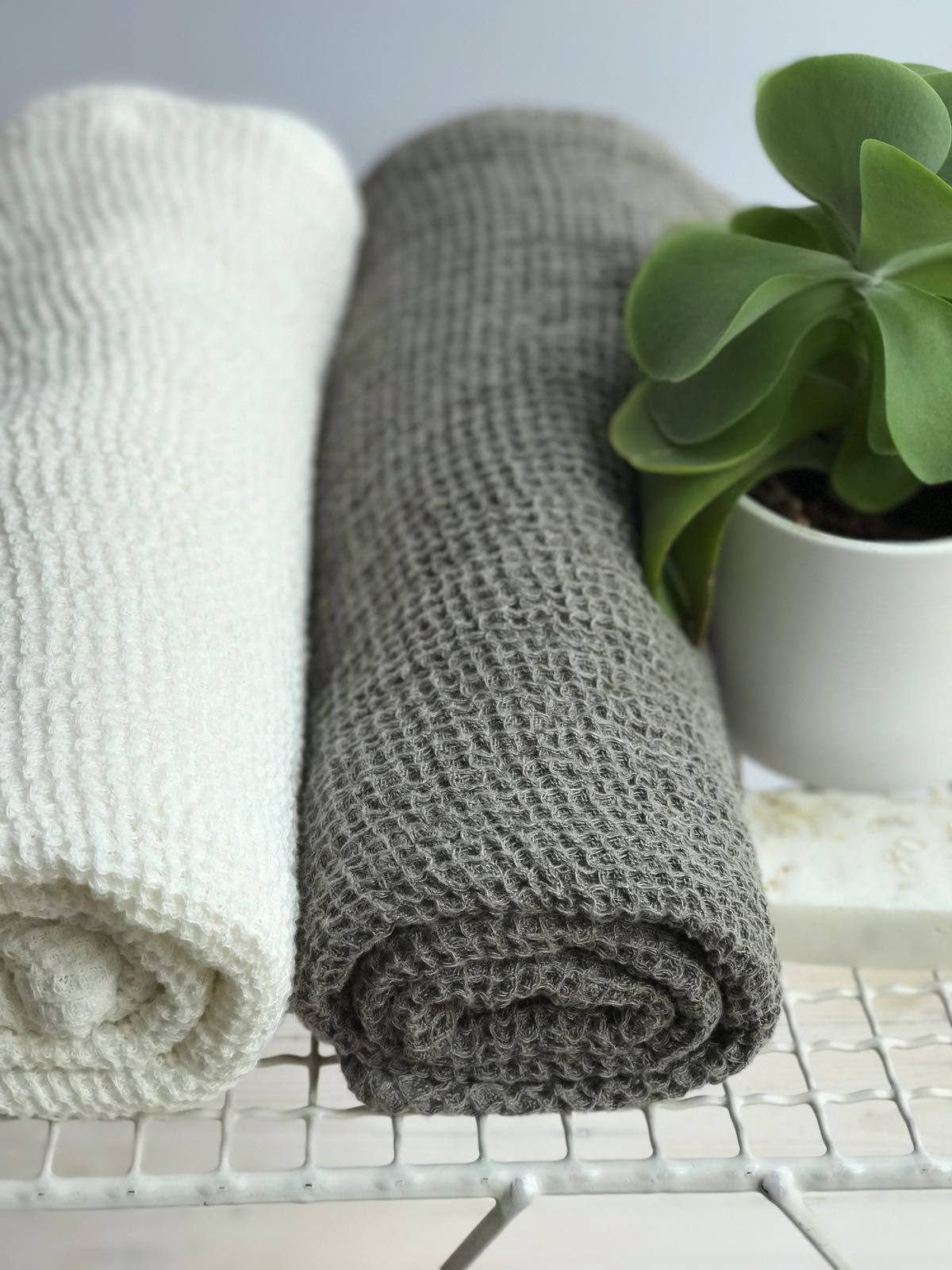 Linen Bath Towel Textured Linen Towel Massage Towel Bath Etsy
